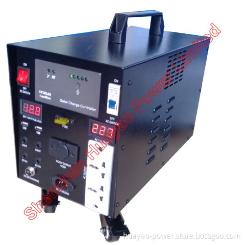 100W Solar Power Station for Light and Fan and TV